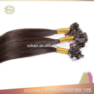 high Quality Any length,any color, top quality flat tip prebond human hair extension alibaba wholesale hair